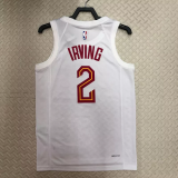 22-23 Cleveland Cavaliers IRVING #2 White Top Quality Hot Pressing NBA Jersey
