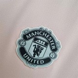 2018-2019 Man Utd Away Pink Retro Soccer Jersey