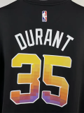 2023 SUNS DURANT #35 Black Quick drying T-shirt (Trapeze Edition)