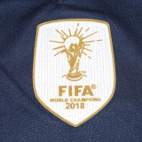 2018 France Home Long Sleeve Retro Soccer Jersey