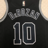 22-23 SA Spurs DEROZAN #10 Black Top Quality Hot Pressing NBA Jersey (Retro Logo)