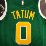 CELTICS TATUM #0 Green Top Quality Hot Pressing NBA Jersey