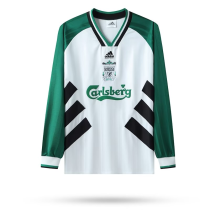 1993-1995 LIV Away Long sleeves Retro Soccer Jersey
