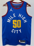 20-21 Nuggets GORDON #50 Blue Top Quality Hot Pressing NBA Jersey (Trapeze Edition)