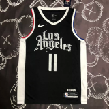CLIPPERS WALL #11 Black Top Quality Hot Pressing NBA Jersey