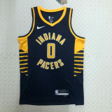 22-23 Indiana Pacers POYTHRESS #0 Black Top Quality Hot Pressing NBA Jersey