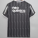 2011-2012 Corinthians Black Retro Soccer Jersey