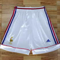 1998 France White Retro Shorts Pants
