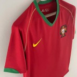 2006 Portugal Home Retro Soccer Jersey