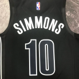 22-23 NETS SIMMONS #10 Black Top Quality Hot Pressing NBA Jersey (Trapeze Edition)