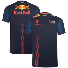 2023 F1 Red Bull Number 1 Driver New Pattern Short Sleeve Racing Suit