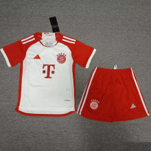 23-24 Bayern Home Kids Soccer Jersey