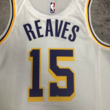 22-23 LAKERS REAVES #15 White Top Quality Hot Pressing NBA Jersey(圆领)