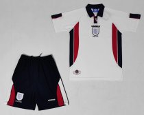 1998 England Retro Kids Soccer Jersey