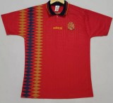 1994 Spain Home Red Retro Soccer Jersey