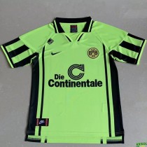 1996 Dortmund Green Retro Soccer Jersey