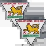 2001-2002 Man Utd 100th Centenary Gold Black Retro Soccer Jersey