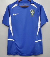 2002 Brazil Away Retro Soccer Jersey