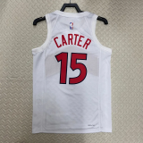 22-23 Raptors CARTER #15 White Top Quality Hot Pressing NBA Jersey