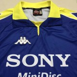 1997-1998 JUV Blue Retro Long Sleeve Soccer Jersey