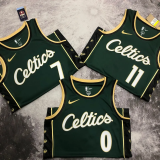 22-23 Celtics IRVING #11 Green City Edition Top Quality Hot Pressing NBA Jersey