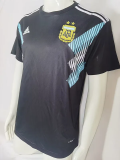 2018 Argentina Black Retro Soccer Jersey