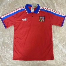 1996 Czech Home Retro Soccer Jersey