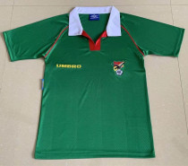 1994 Bolivia Green Retro Soccer Jersey