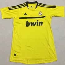 2011-2012 RMA yellow Retro Soccer Jersey