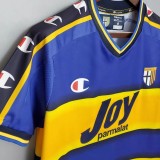 2001-2002 Parma Home Retro Soccer Jersey