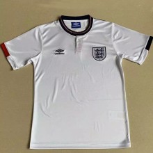 1989 England Home Retro Soccer Jersey
