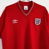 1984-1987 England Away Retro Soccer Jersey