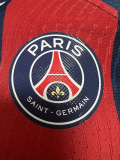 23-24 PSG Home Long Sleeve Player Version Soccer Jersey