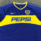 2003-2004 Boca Juniors Home Long Sleeve Retro Soccer Jersey