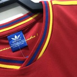 1990 Colombia Away Red Retro Soccer Jersey