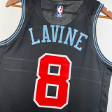 2019 BULLS LAVINE #8 Black City Edition Top Quality Hot Pressing NBA Retro Jersey