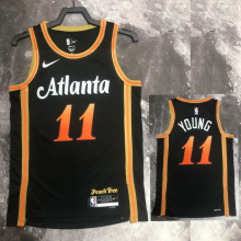22-23 HAWKS YOUNG #11 Black City Edition Top Quality Hot Pressing NBA Jersey