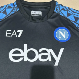23-24 Napoli Black Training Shirts