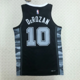 22-23 SA Spurs DEROZAN #10 Black Top Quality Hot Pressing NBA Jersey (Trapeze Edition)
