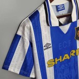 1994-1996 Man Utd Third Blue Retro Soccer Jersey