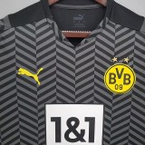 21-22 Dortmund Away Fans Soccer Jersey