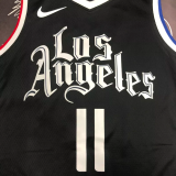 CLIPPERS WALL #11 Black Top Quality Hot Pressing NBA Jersey
