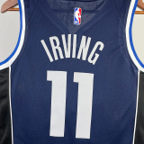 22-23 Dallas Mavericks IRVING #11 Royal Blue Top Quality Hot Pressing NBA Jersey (Trapeze Edition)