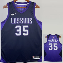 2017-18 SUNS DURANT #35 Royal Blue City Edition Top Quality Hot Pressing NBA Jersey