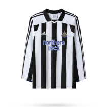 2003 Newcastle Home Long sleeves Retro Soccer Jersey