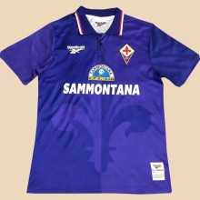 1995-1996 Fiorentina Home Retro Soccer Jersey