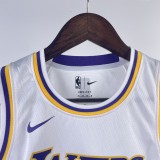 2023 LAKERS BRYANT #8 White Top Quality Hot Pressing Kids NBA Jersey