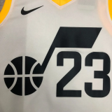 22-23 JAZZ MARKKANEN #23 White Top Quality Hot Pressing NBA Jersey