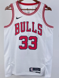 22-23 BULLS PIPPEN #33 White Top Quality Hot Pressing NBA Jersey