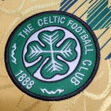 1991-1993 Celtic Away Yellow Retro Soccer Jersey